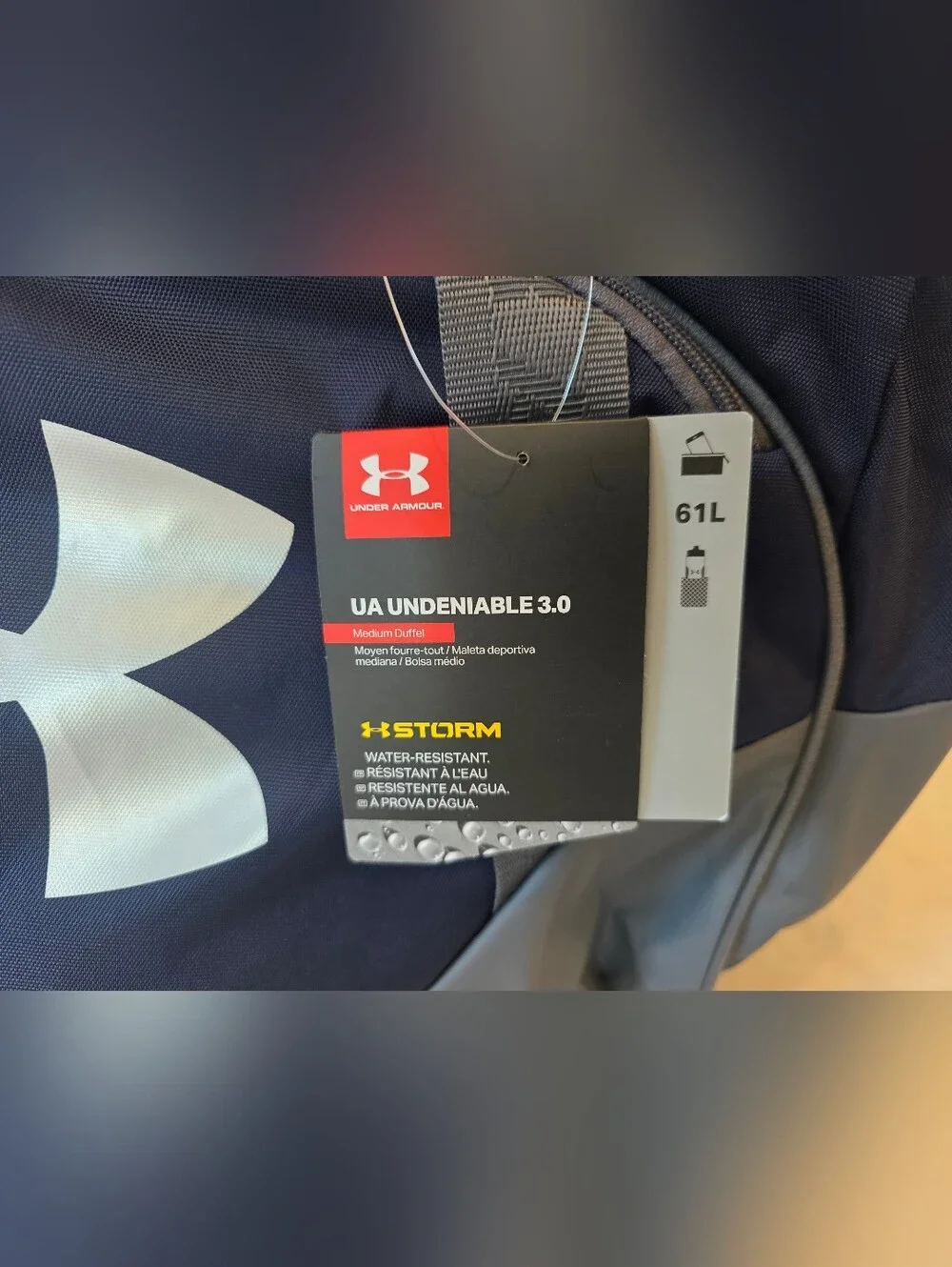 NWT Under Armour UA Undeniable 3.0 Medium Duffel 61L